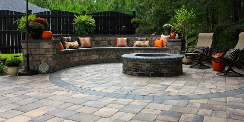 Retaining Wall, Landscaping Wall, Stone Wall, Flower Bed