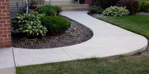 Concrete Walkway Concrete Walkway